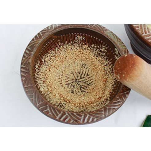 레벤쿠첸 여주 도자기 깨갈이 미니 절구 + 방망이 세트