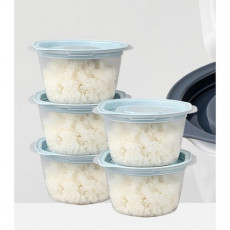 아카시아리빙 전자렌지용 냉동밥보관 쿡앤밥 스카이블루, 13개, 275ml