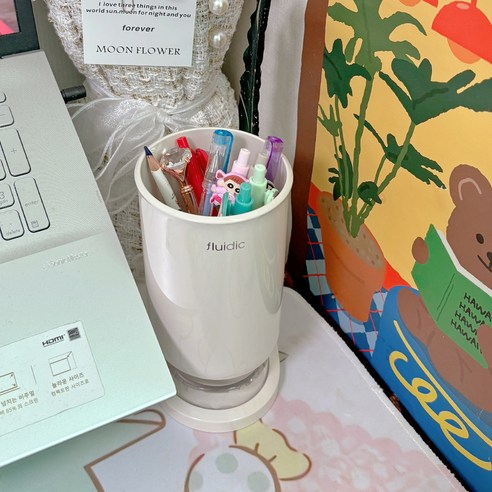 플루딕 자동 물빠짐 수저통