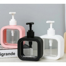 더뉴커머스 사각 다용도 디스펜서 500ml, 블랙, 1개