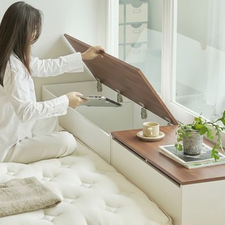 아씨방가구 베라 거실 수납 벤치 스툴 의자 1200