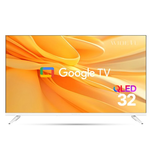 와이드뷰 FHD QLED 화이트에디션 구글 스마트 TV