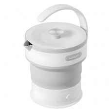 카프 스텐304 실리콘 접이식 휴대용 온수 포트