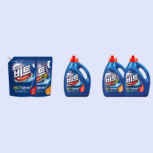 비트 진드기 일반용 액체세제 리필, 2L, 4개