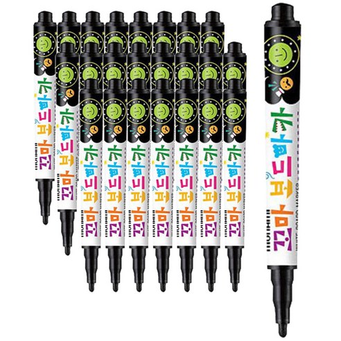 꼬마 보드마카 1DZ 12개입, 흑색, 24개