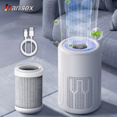 Alwanking 공기청정기 360도 음이온 미니 공기청정기 무소음