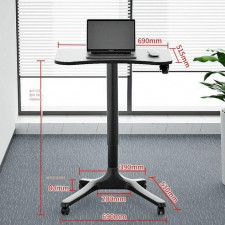 강의테이블 설교단상 레셉션 노트북 책상 바퀴 스탠딩
