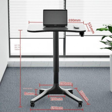 강의테이블 설교단상 레셉션 노트북 책상 바퀴 스탠딩