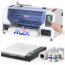 MZK A3 플러스 XP600 DTF 프린터 자동 타이머 세척 모드 흰색 순환 L1800 대비 2배 인쇄 속도 5인치 LED 다기능 터치스크린 필름 커터 파우더 셰이커