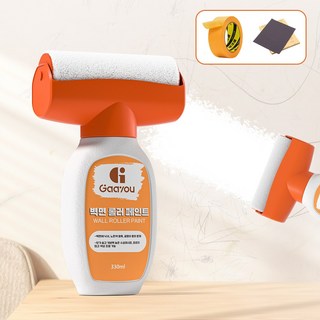 Gaayou 벽면 롤러 페인트 보수용 커버 속건페인트 셀프페인팅 일체형 미니 벽지 오염 곰팡이 제거