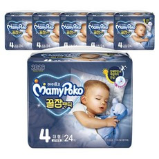 마미포코 2026 꿀잠 팬티형 기저귀 대형 남여공용, 4단계, 144매