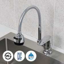 아바스 국산 KS인증 원홀 자바라 수도꼭지 싱크대 씽크대 코브라 싱크대수도꼭지 주방수전